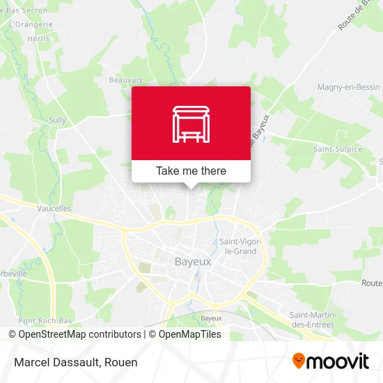 Mapa Marcel Dassault