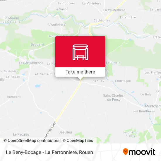 Le Beny-Bocage - La Ferronniere map