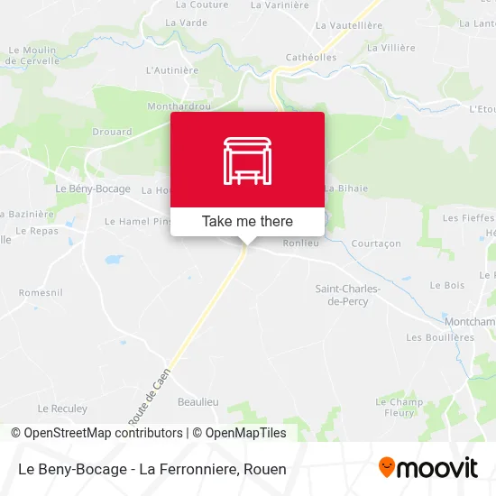 Le Beny-Bocage - La Ferronniere map