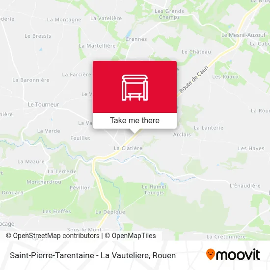 Saint-Pierre-Tarentaine - La Vauteliere map