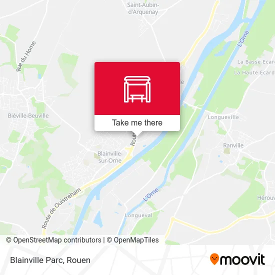 Mapa Blainville Parc