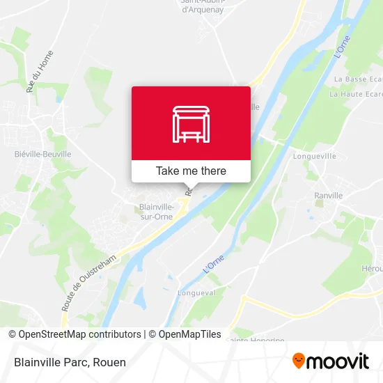 Mapa Blainville Parc