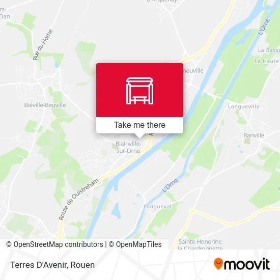 Mapa Terres D'Avenir