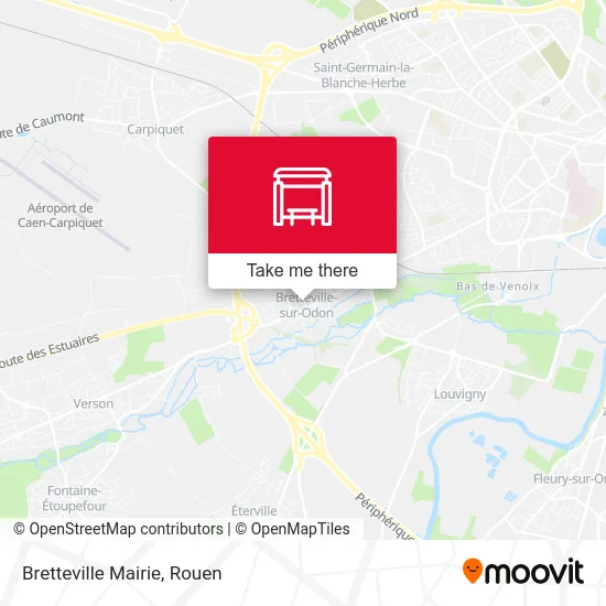 Bretteville Mairie map