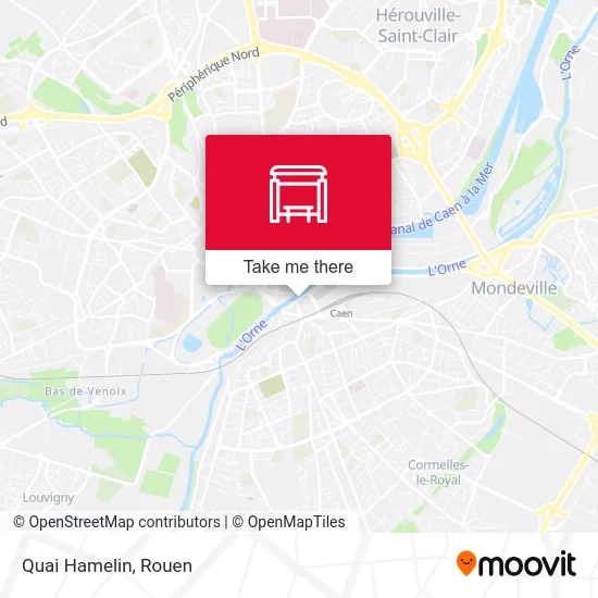 Quai Hamelin map