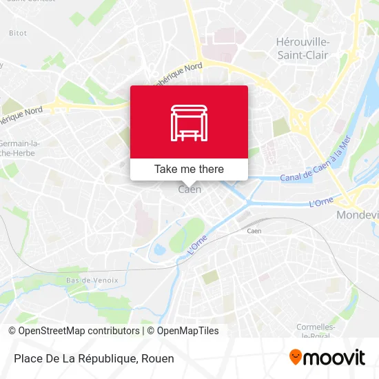 Place De La République map