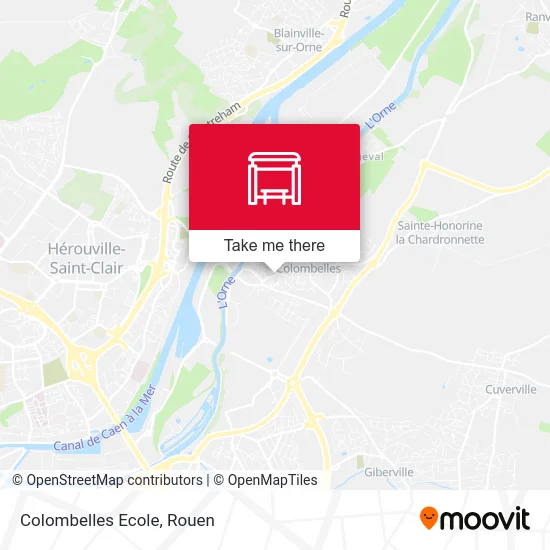 Mapa Colombelles Ecole