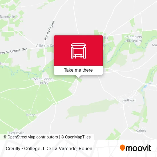Creully - Collège J De La Varende map