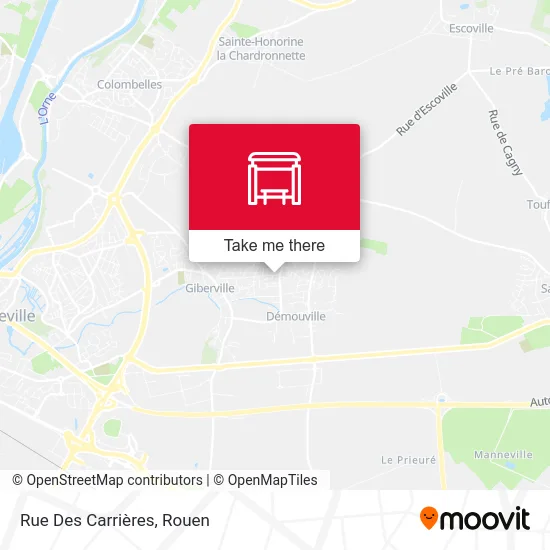 Mapa Rue Des Carrières