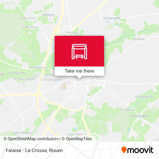 Mapa Falaise - La Crosse