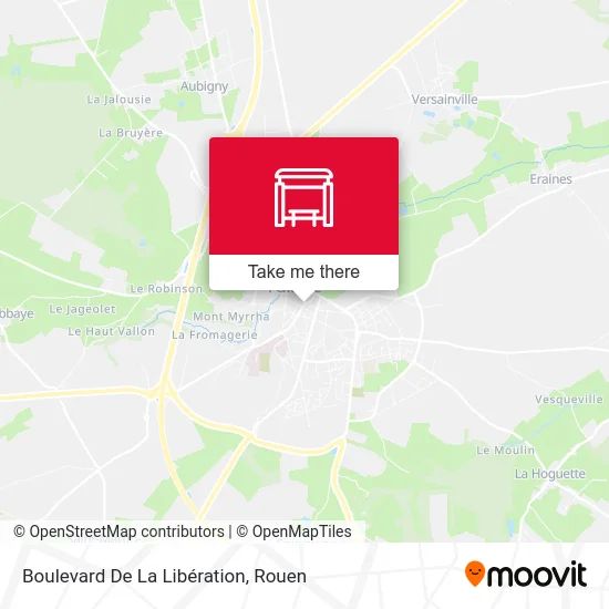 Mapa Boulevard De La Libération