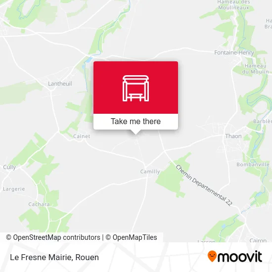 Le Fresne Mairie map