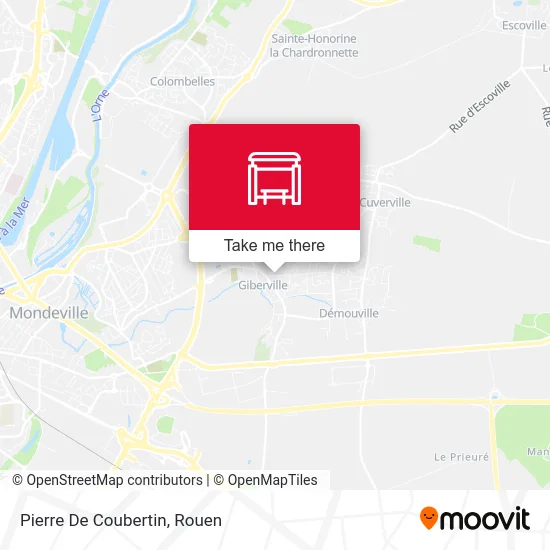 Pierre De Coubertin map