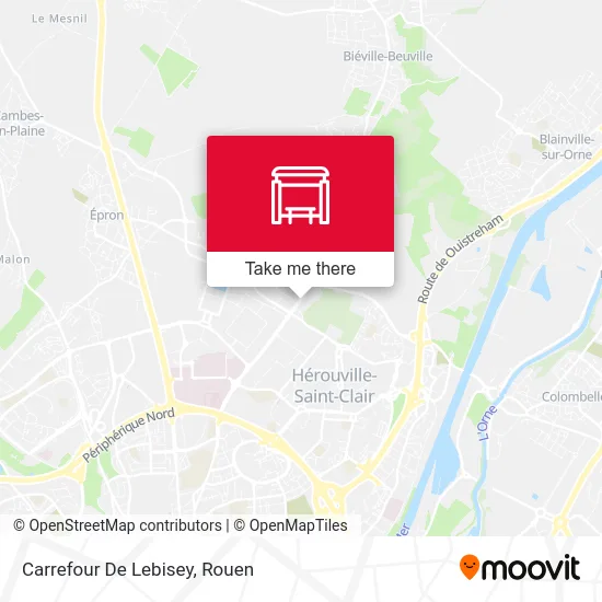 Mapa Carrefour De Lebisey