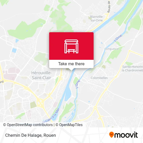 Chemin De Halage map