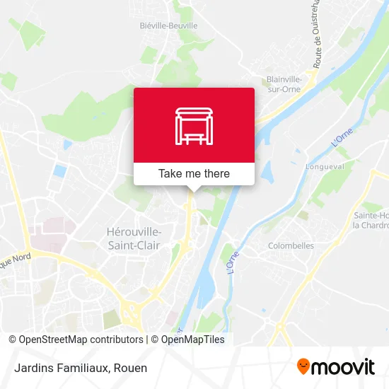 Jardins Familiaux map