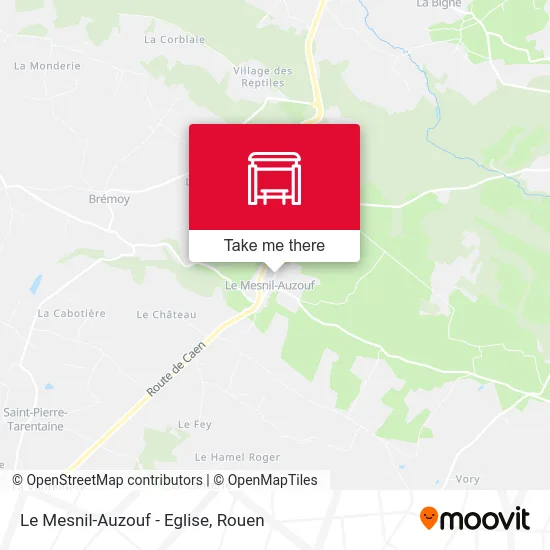 Le Mesnil-Auzouf - Eglise map