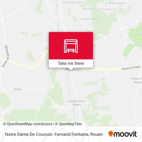 Notre Dame De Courson: Fernand Fontaine map