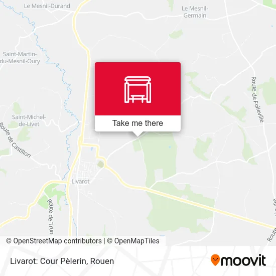 Livarot: Cour Pèlerin map