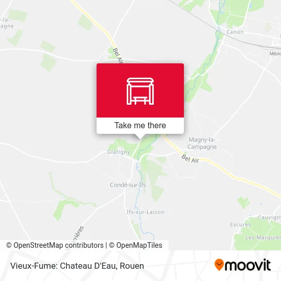 Mapa Vieux-Fume: Chateau D'Eau