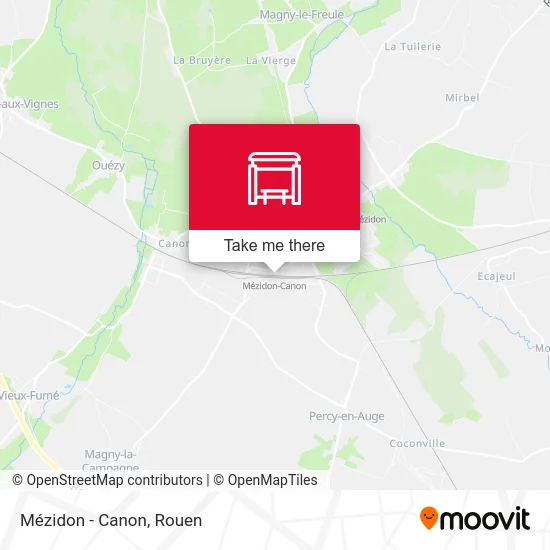 Mézidon - Canon map