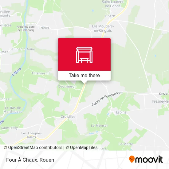 Mapa Four À Chaux