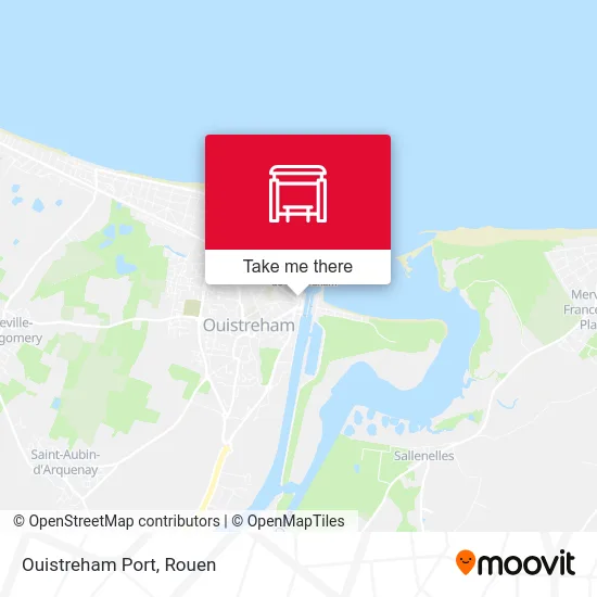 Mapa Ouistreham Port