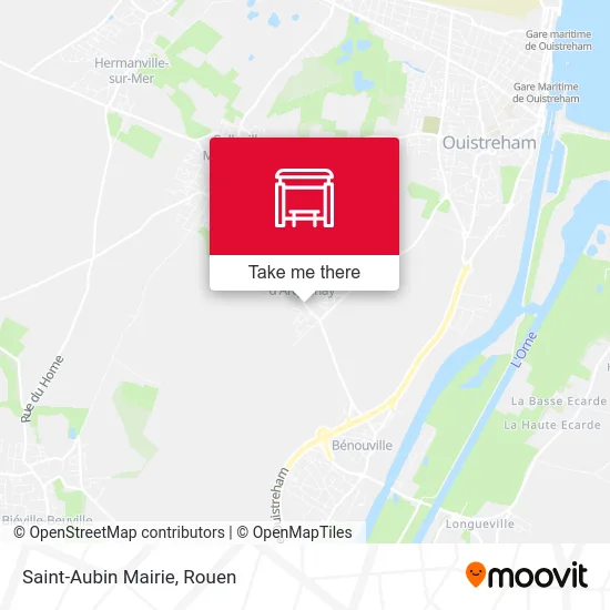 Saint-Aubin Mairie map