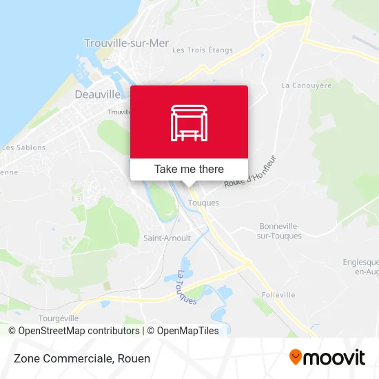 Zone Commerciale map