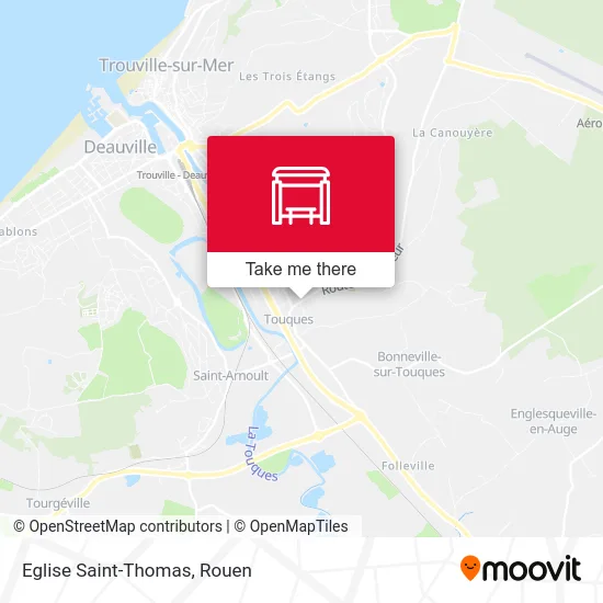 Mapa Eglise Saint-Thomas