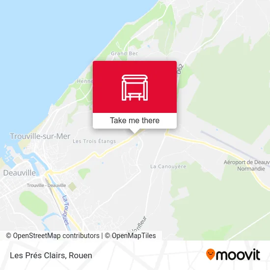 Les Prés Clairs map