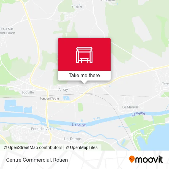 Mapa Centre Commercial