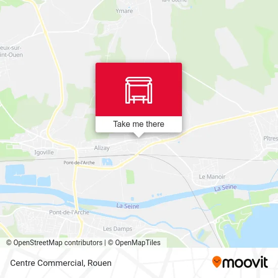 Mapa Centre Commercial