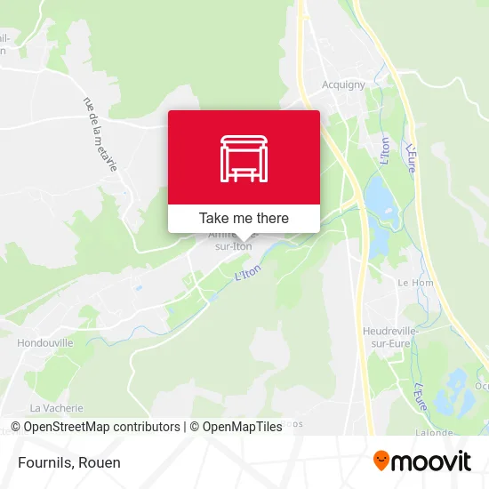 Mapa Fournils