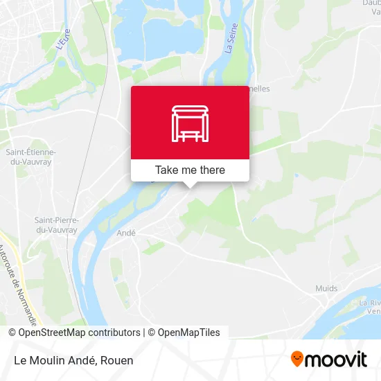 Mapa Le Moulin Andé