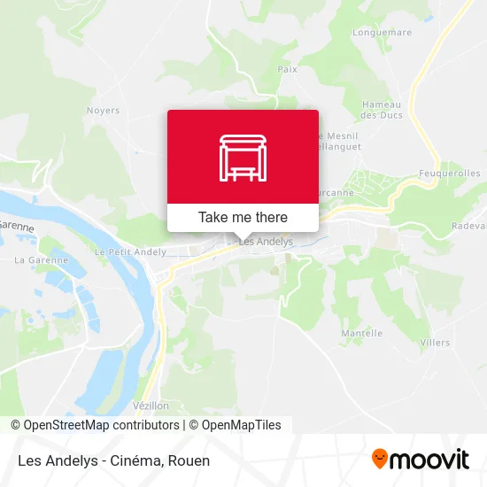 Les Andelys - Cinéma map