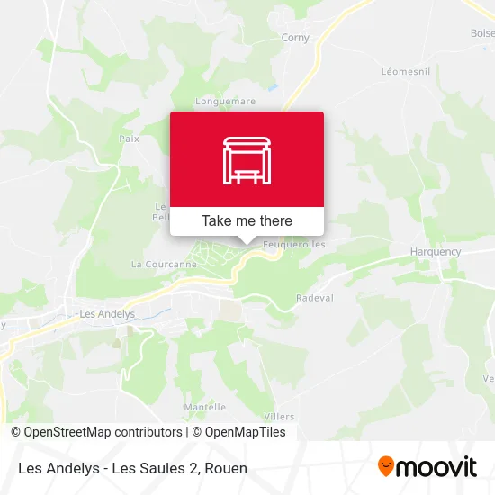 Les Andelys - Les Saules 2 map