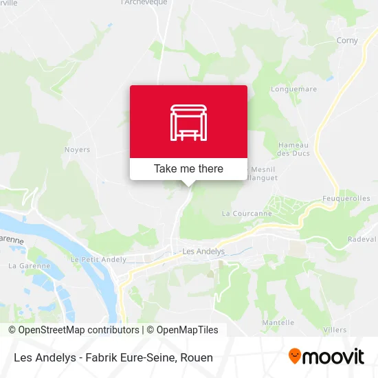 Les Andelys - Fabrik Eure-Seine map