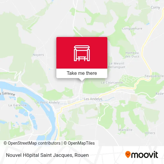 Nouvel Hôpital Saint Jacques map