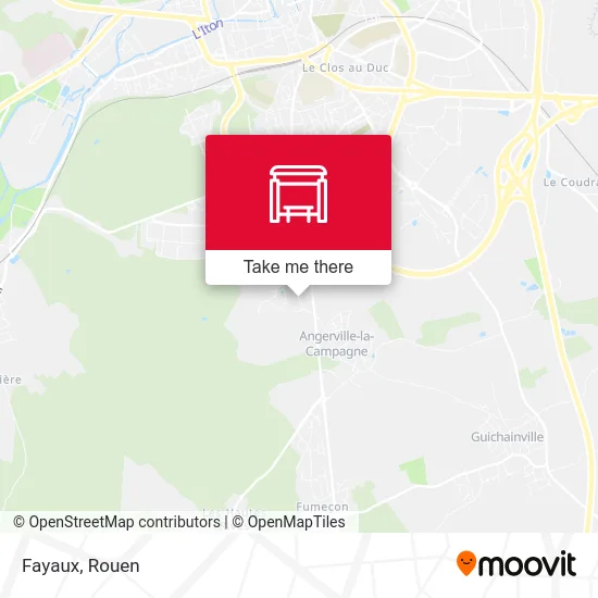 Mapa Fayaux
