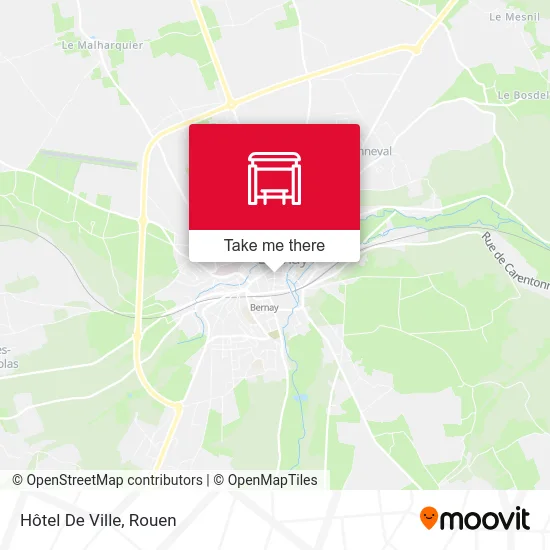 Mapa Hôtel De Ville