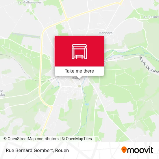 Mapa Rue Bernard Gombert