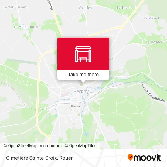 Cimetière Sainte-Croix map