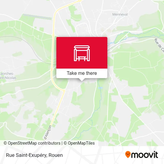 Mapa Rue Saint-Exupéry