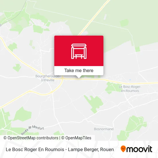 Le Bosc Roger En Roumois - Lampe Berger map