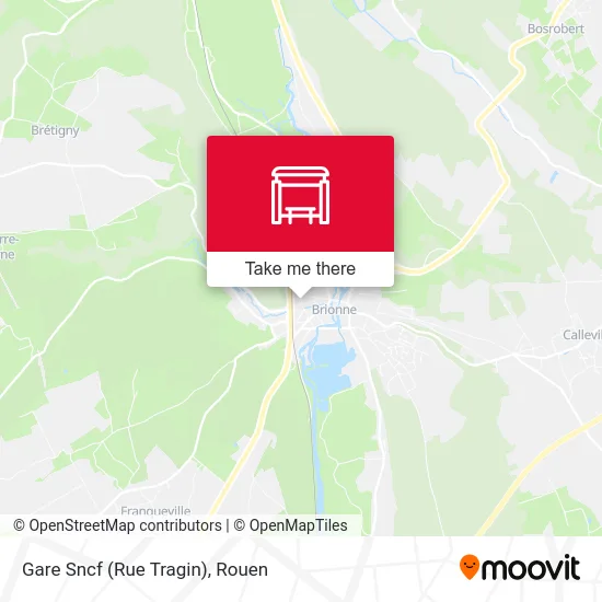 Mapa Gare Sncf (Rue Tragin)