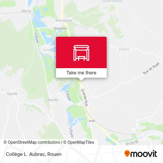 Collège L. Aubrac map
