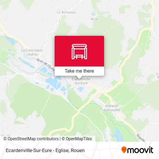 Ecardenville-Sur-Eure - Eglise map