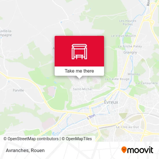 Avranches map