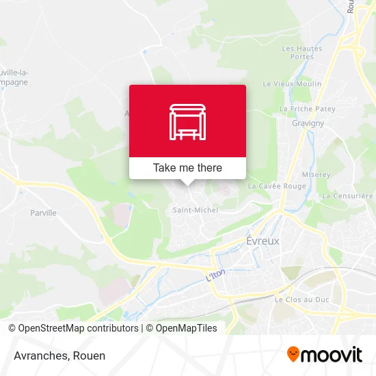 Avranches map